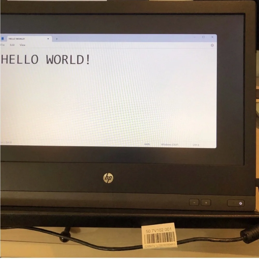 HP U160 15.6-inch Widescreen LED Backlit Monitor Portable Case & USB Y-Cable